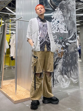 はのやんさん（メンズ・182cm）の春コーディネート