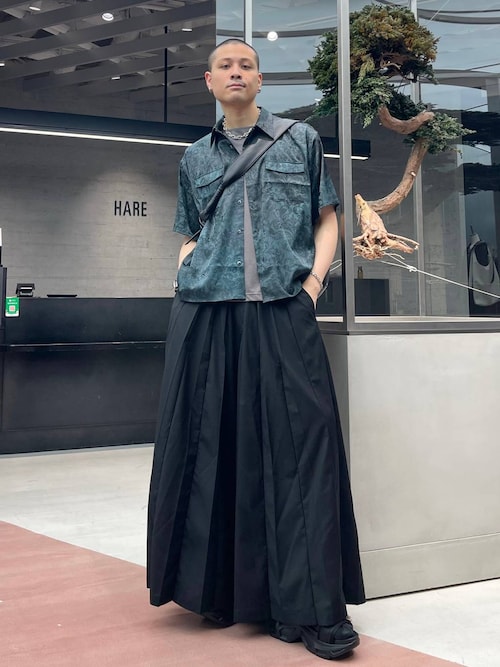 YOSEワイドパンツ(HARE)