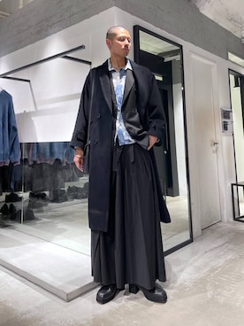 「アイテム（テーラードジャケット）」を使った、はのやんさん（メンズ・182cm）の冬コーディネート