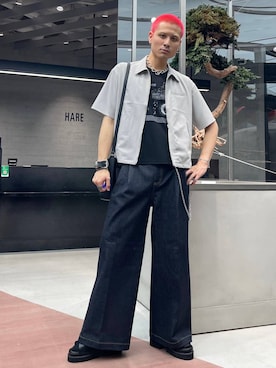 はのやんさん(メンズ・182cm)の夏コーディネート