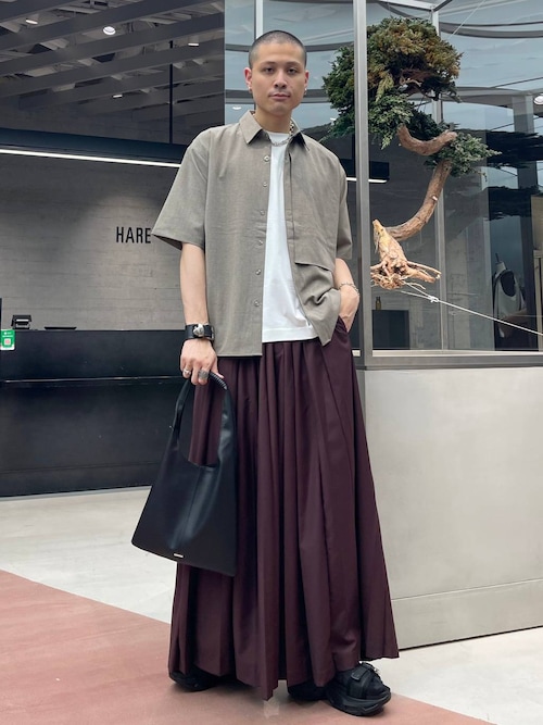 YOSEワイドパンツ(HARE)