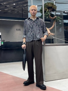 はのやんさん（メンズ・182cm）の夏コーディネート