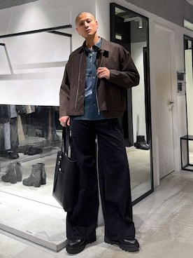 はのやんさん（メンズ・182cm）の冬コーディネート