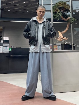 はのやんさん（メンズ・182cm）の秋コーディネート