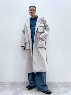 「HARE（ハレ）のアイテム（その他アウター）」を使った、はのやんさん（メンズ・182cm）の秋コーディネート