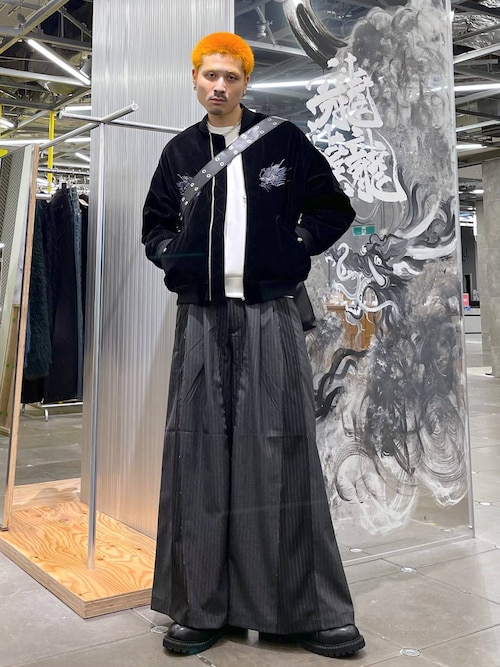 HARE 東急プラザ原宿はのやんさんのブルゾンを使ったコーディネート 