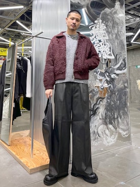 はのやんさん（メンズ・182cm）の冬コーディネート