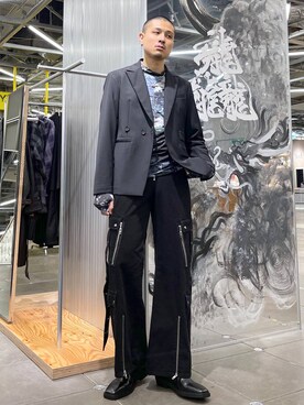 はのやんさん（メンズ・182cm）の秋コーディネート