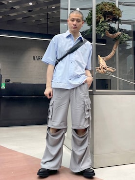 「アイテム（ドレスシューズ）」を使った、はのやんさん（メンズ・182cm）の春コーディネート