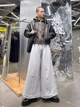 はのやんさん（メンズ・182cm）の冬コーディネート