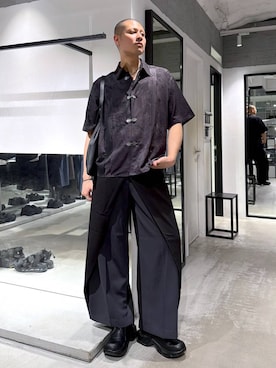 「HARE（ハレ）のアイテム（シューズ）」を使った、はのやんさん（メンズ・182cm）の春コーディネート