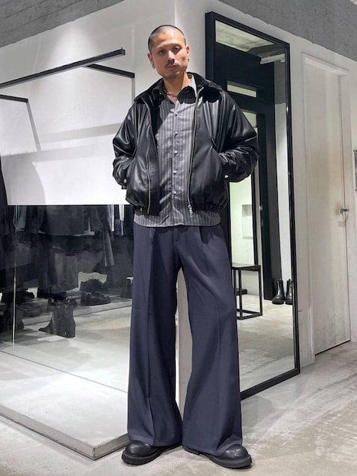 セール】エアサーマルエリファーレザーブルゾン(HARE)（ブルゾン