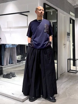 「HARE（ハレ）のアイテム（トップス）」を使った、はのやんさん（メンズ・182cm）の夏コーディネート