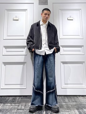 はのやんさん（メンズ・182cm）の春コーディネート