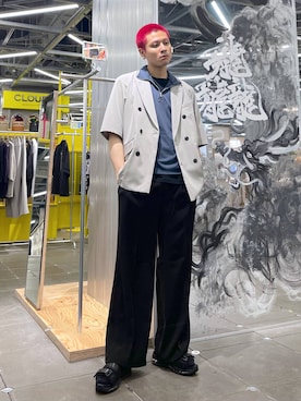 はのやんさん（メンズ・182cm）の春コーディネート