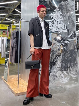 はのやんさん（メンズ・182cm）の春コーディネート