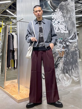 はのやんさん（メンズ・182cm）の秋コーディネート