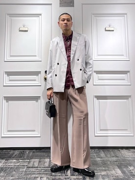 はのやんさん（メンズ・182cm）の春コーディネート