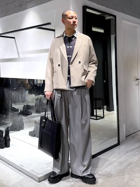 はのやんさん（メンズ・182cm）の冬コーディネート