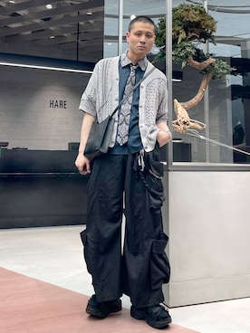 はのやんさん（メンズ・182cm）の春コーディネート