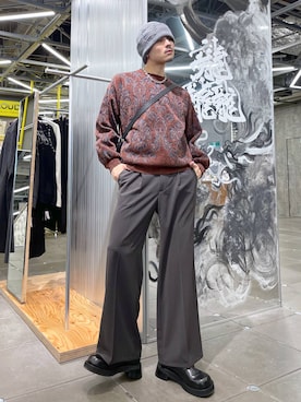 はのやんさん（メンズ・182cm）の冬コーディネート