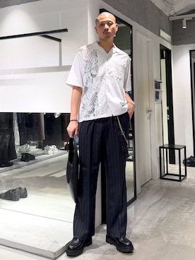 はのやんさん(メンズ・182cm)の春コーディネート