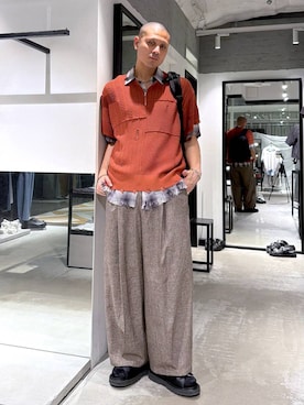 はのやんさん（メンズ・182cm）の春コーディネート