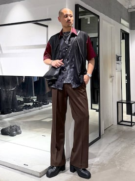 「ワントーン」｜はのやんさん（メンズ・182cm）の夏コーディネート