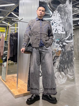 はのやんさん（メンズ・182cm）の冬コーディネート