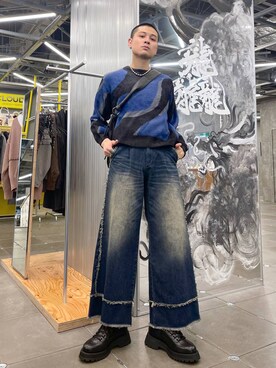 はのやんさん（メンズ・182cm）の冬コーディネート