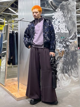 はのやんさん（メンズ・182cm）の秋コーディネート