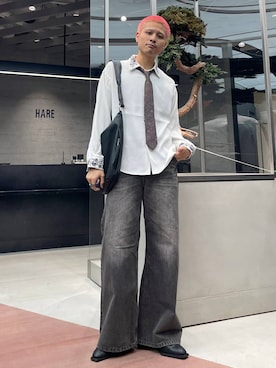 はのやんさん（メンズ・182cm）の秋コーディネート