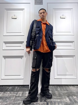 はのやんさん（メンズ・182cm）の春コーディネート