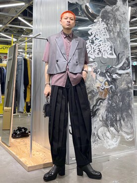 はのやんさん（メンズ・182cm）の春コーディネート