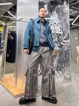 はのやんさん（メンズ・182cm）の冬コーディネート