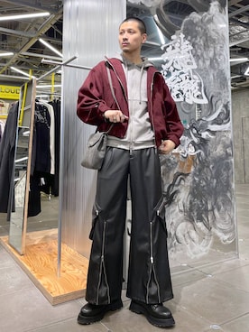 はのやんさん（メンズ・182cm）の冬コーディネート