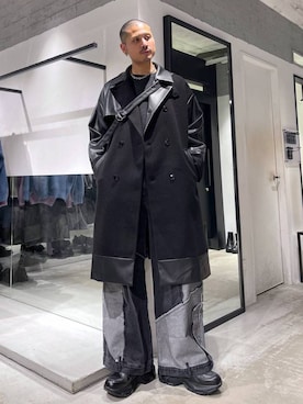 「アイテム（アクセサリー）」を使った、はのやんさん（メンズ・182cm）の冬コーディネート