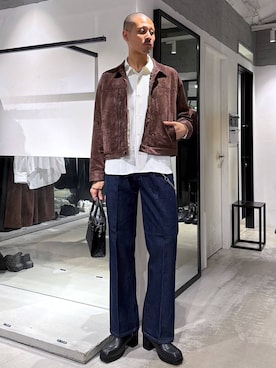 はのやんさん（メンズ・182cm）の秋コーディネート