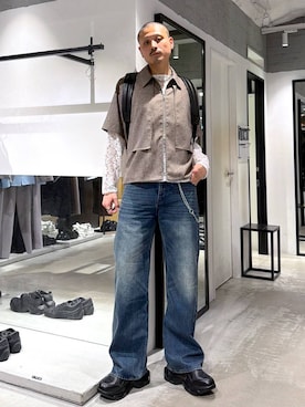 「HARE（ハレ）のアイテム（財布/小物）」を使った、はのやんさん（メンズ・182cm）の夏コーディネート