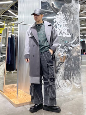 BIG4ポケットカーゴパンツ(HARE)を使った人気ファッション