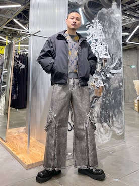 はのやんさん（メンズ・182cm）の冬コーディネート