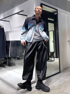 はのやんさん（メンズ・182cm）の冬コーディネート