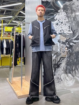 はのやんさん(メンズ・182cm)の夏コーディネート