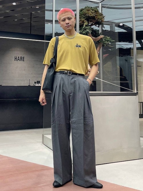 【MADE IN JAPAN】ツイストバックルベルト(HARE)