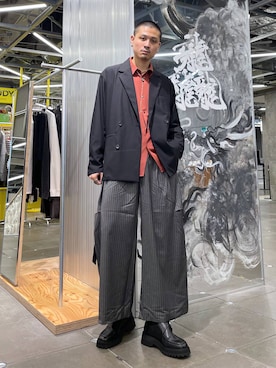 はのやんさん（メンズ・182cm）の秋コーディネート