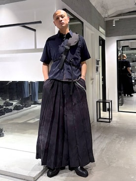 「HARE（ハレ）のマルチWAYウォレットチェーン(HARE)（ウォレットチェーン、シルバー系）」を使った、はのやんさん（メンズ・182cm）の春コーディネート