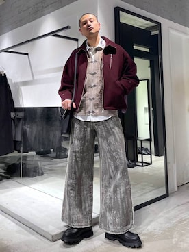 はのやんさん（メンズ・182cm）の冬コーディネート