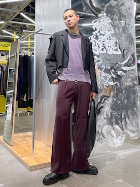 「ドットエスティ秋コーデ」｜「アイテム（ジャケット/アウター）」を使った、はのやんさん（メンズ・182cm）の秋コーディネート