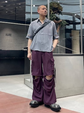 「HARE」｜はのやんさん（メンズ・182cm）の春コーディネート