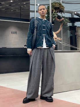 はのやんさん（メンズ・182cm）の秋コーディネート